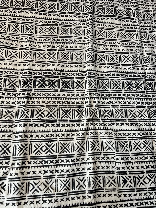 Pagne Bogolan 2mx1,2m Densité moyenne