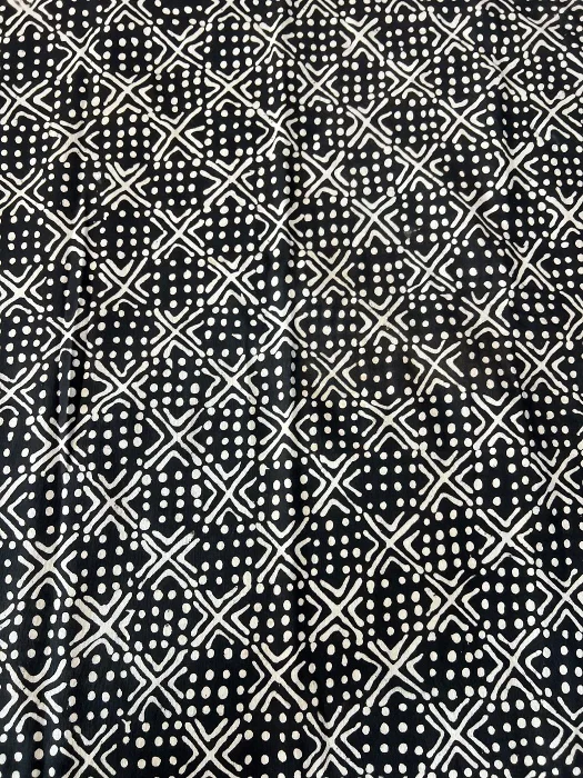 Pagne Bogolan 2mx1,2m Densité moyenne