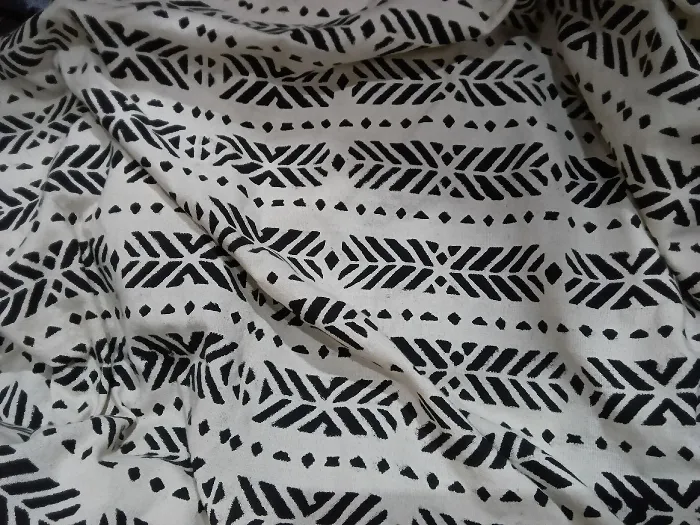 Pagne Bogolan 2mx1,2m Densité moyenne